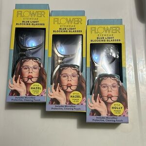 Flower eyewear, blue light blocking glasses